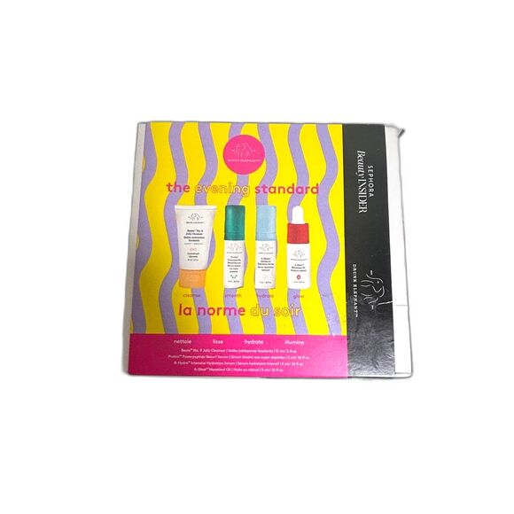 Drunk Elephant Evening Standard Sephora Kit Jelly Cleanser Sample Size Travel - Picture 1 of 3